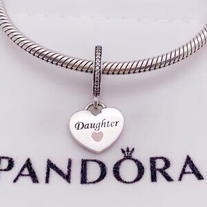 Pandora Daughter Heart Dangle Charm